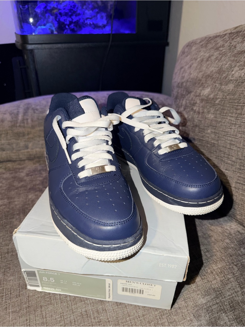 Nike Air Force 1 Low Obsidian Navy Blue 2012 Men’s 8.5